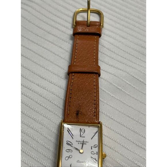 Bailey Banks & Biddle Art Deco Vintage Quartz Watch Needs Battery main image 2